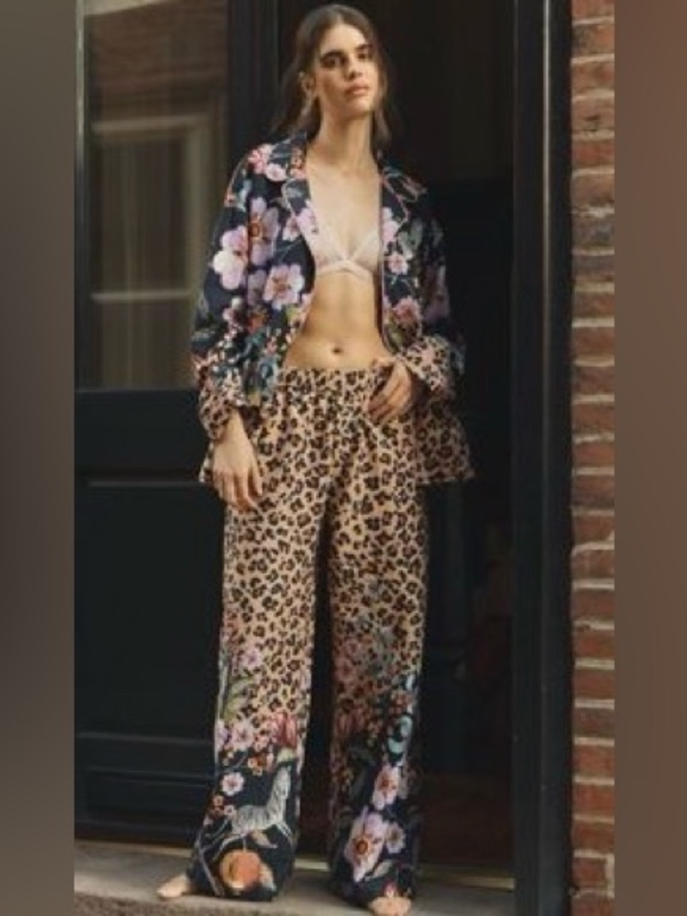Anthropologie Lyrebird Cloud Flannel PJ Pants
